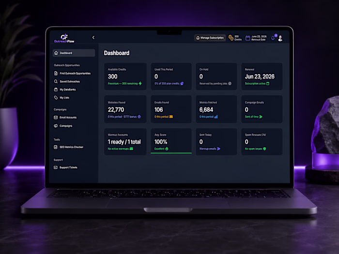 OutreachFlow – SEO Outreach Automation