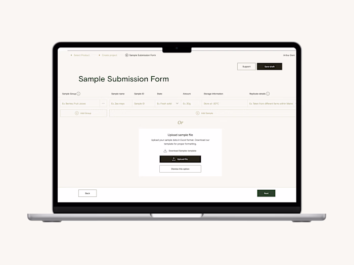 AI-Powered Web Application Design for Biotech
