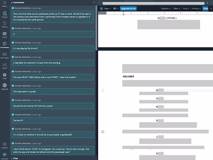 Feature Length Script (WriterDuet)