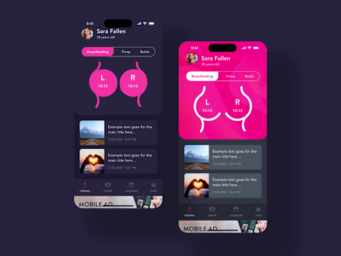 Breastfeeding Tracker app