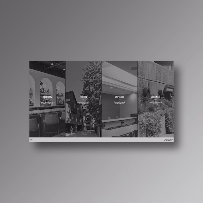 Website Design & Development for Joinery Architecture + Design