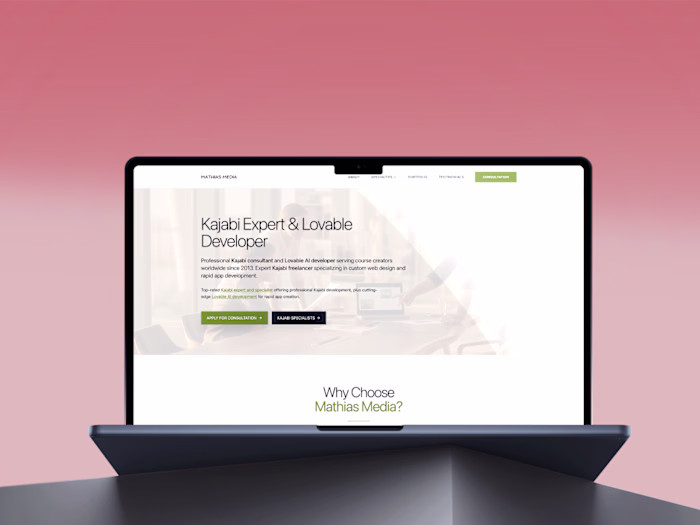 Lovable / Flora-Built Vibe-Coded Agency Website