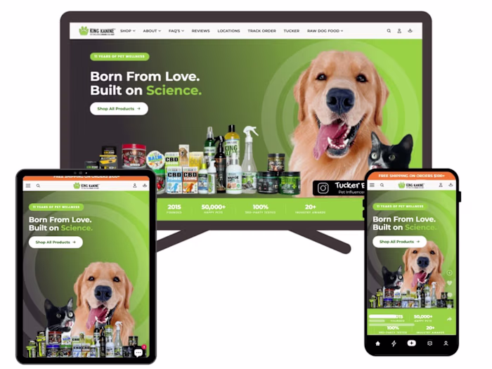 KingKanine: Shopify Redesign for Pet Brand Growth
