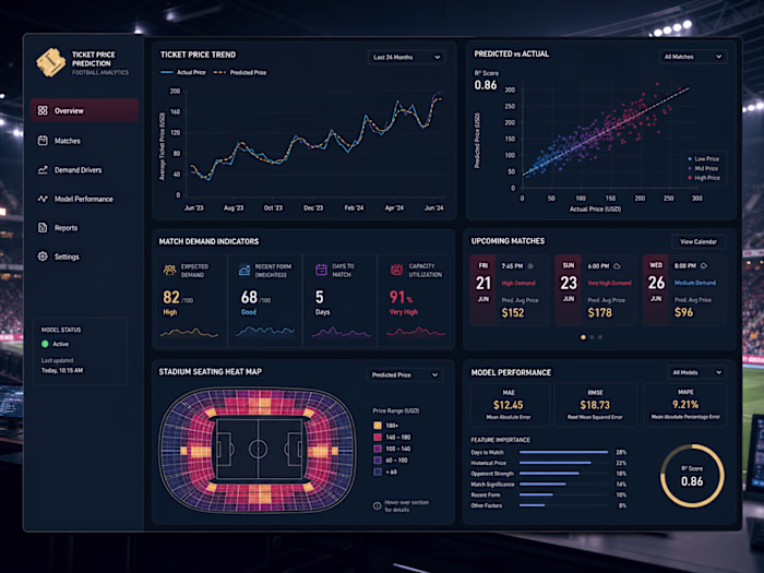 Football Ticket Price Prediction Model