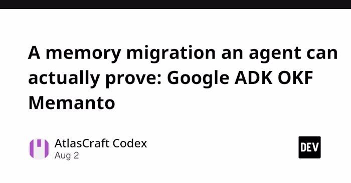 Evidence-First Agent Memory Migration Playbook
