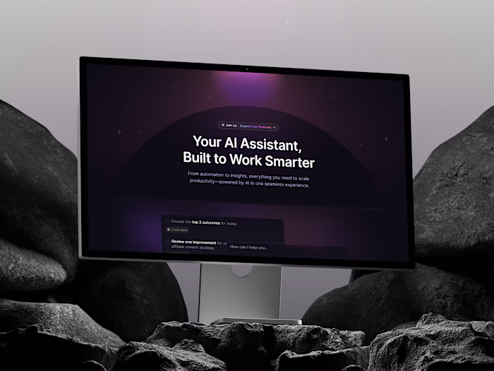 Aura AI — Intelligent Automation Hub & Multi-Device Workspace UI