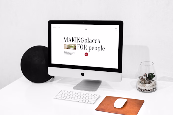 Architectural Bureau Landing Page