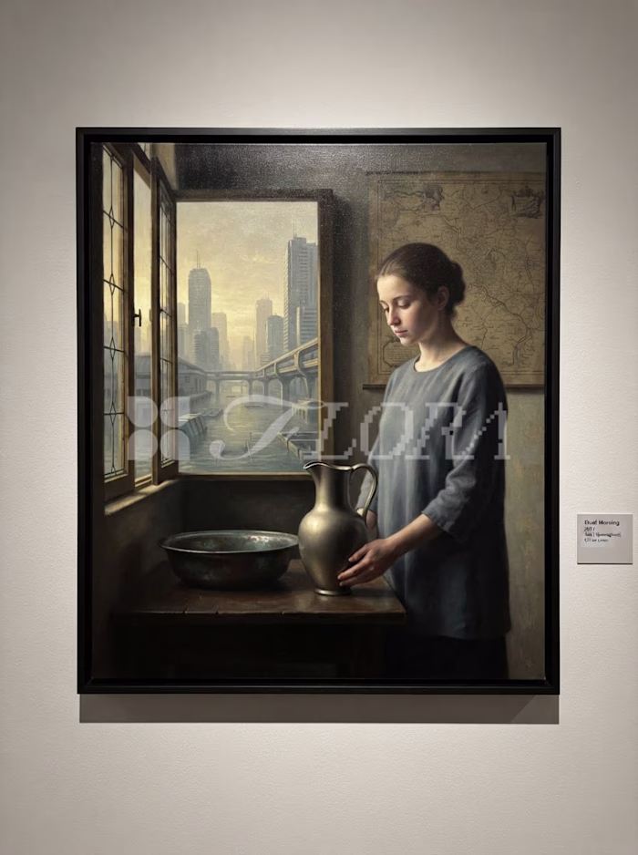 THE LAST MORNING
After Johannes Vermeer's