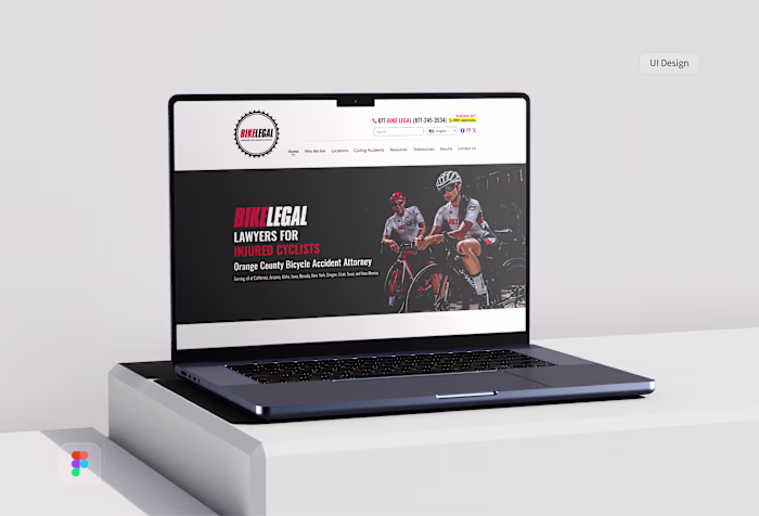 Bike Legal Firm | Website Redesign