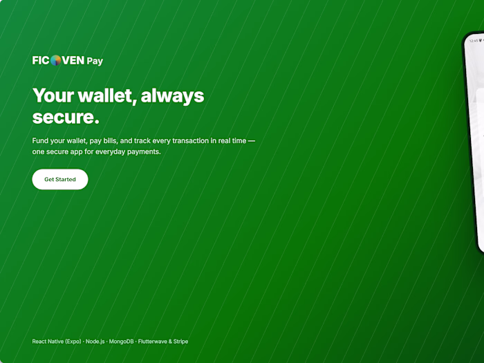 Mobile Wallet & Bill Payment App (React Native - iOS & Android)