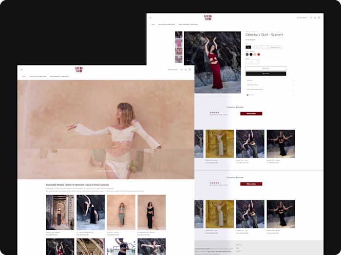 Dancing Dakini Premium Shopify Store Development