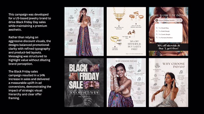 Luxury Jewelry Black Friday Campaign