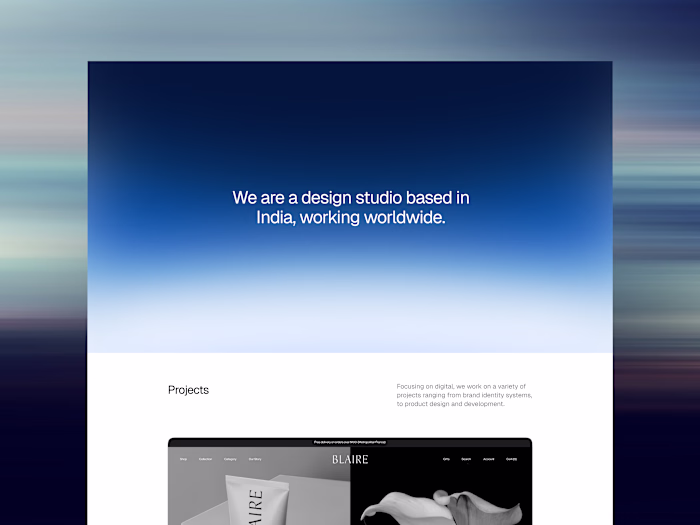 Clean Landing Page
Want one for