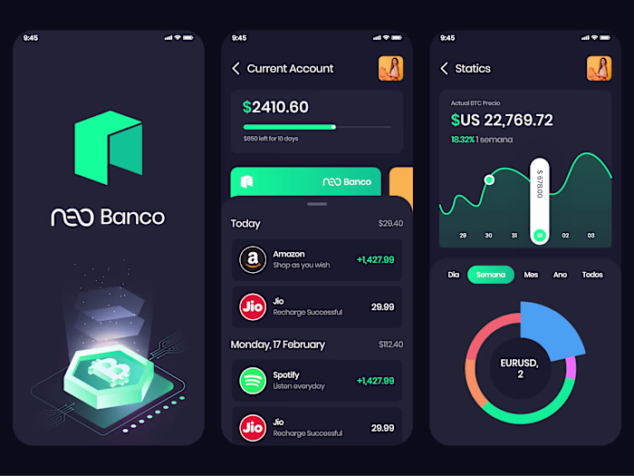 Neo Banco - Crypto Exchange App