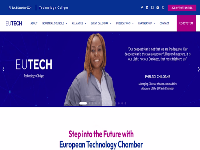 European EUTECH Website  (WordPress & Elementor)