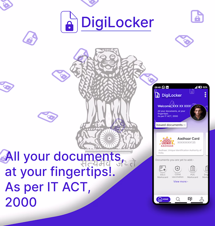 Digilocker redesigning(solosprint) :: Behance