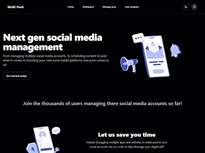 Mutli post web-app