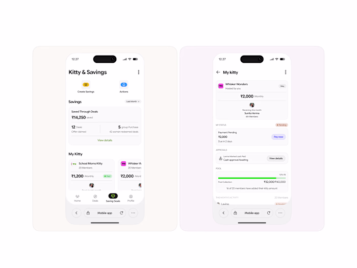 Social Commerce Mobile App Design