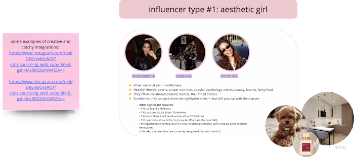 PR (Influence Marketing) Personas