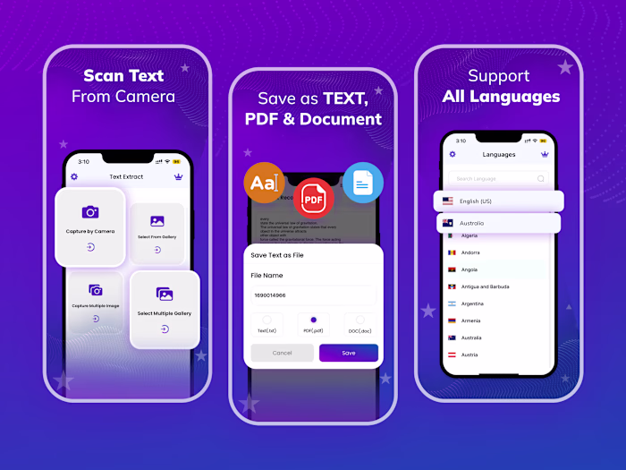 Handwriting to Text Scanner App