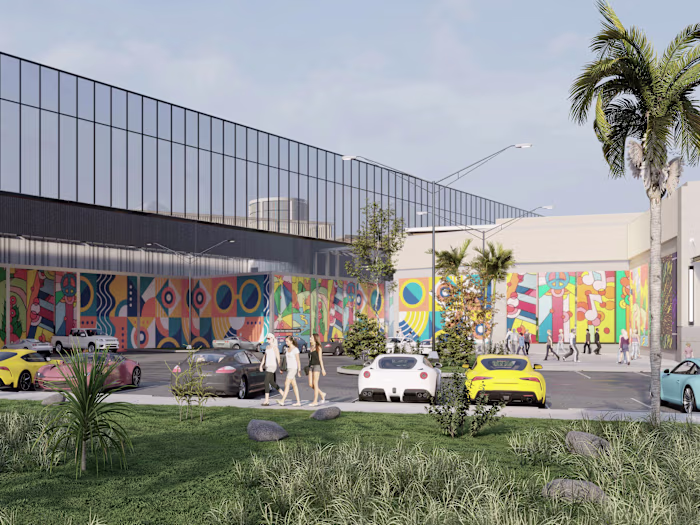 Modern Commercial Building Render