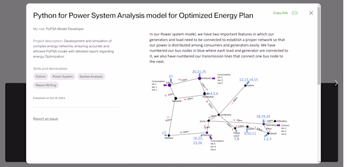 Python for Power System Analysis model for Optimized Energy Plan