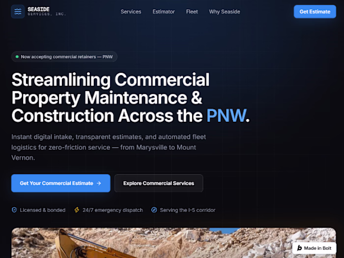 Mobile-First B2B Application for Seaside Services