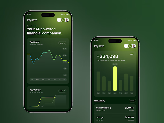 Paynova - Finance Mobile App