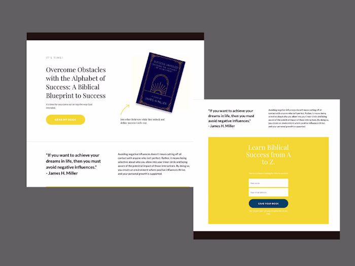 Landing Page Copy for an