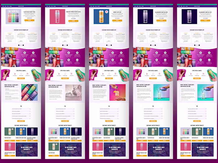 Converting Pages developed for Hangover products on Replo