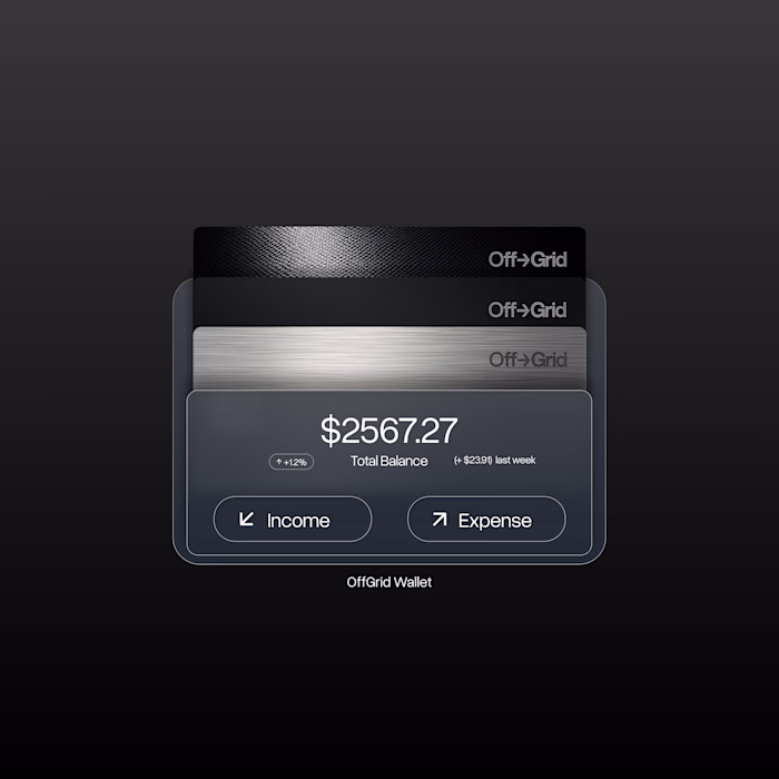 Wallet UI Concept