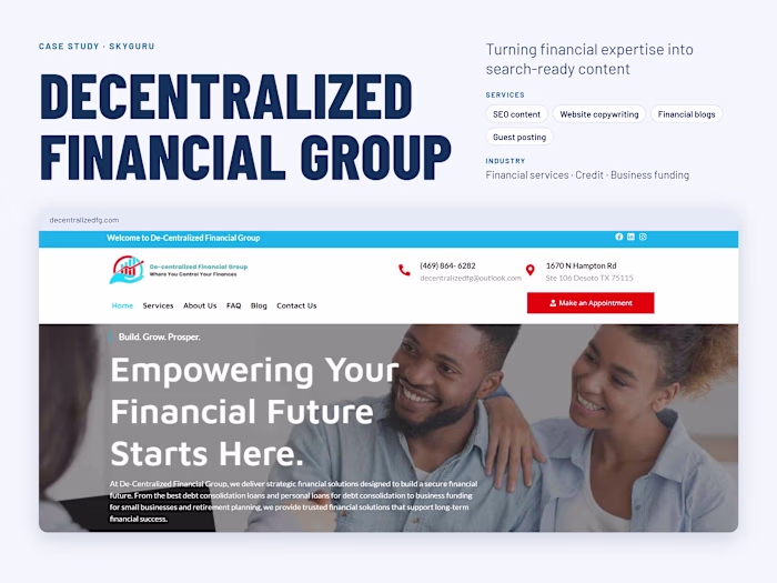 DCFG: SEO Content for a Financial Brand