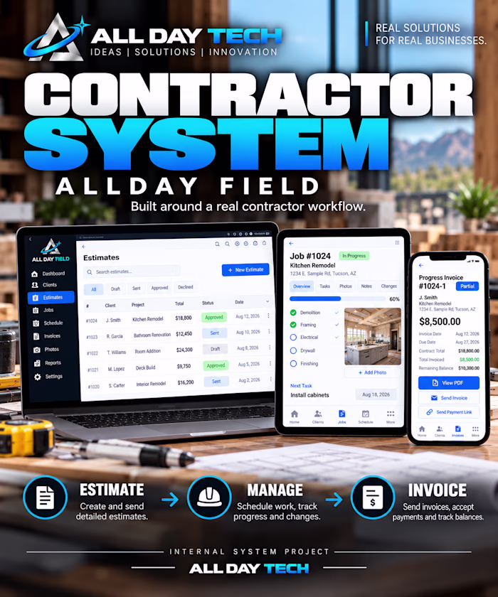 Contractor Operations & Job Tracking System