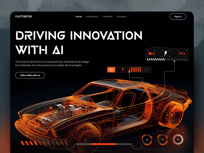AI Website for Automotive Design