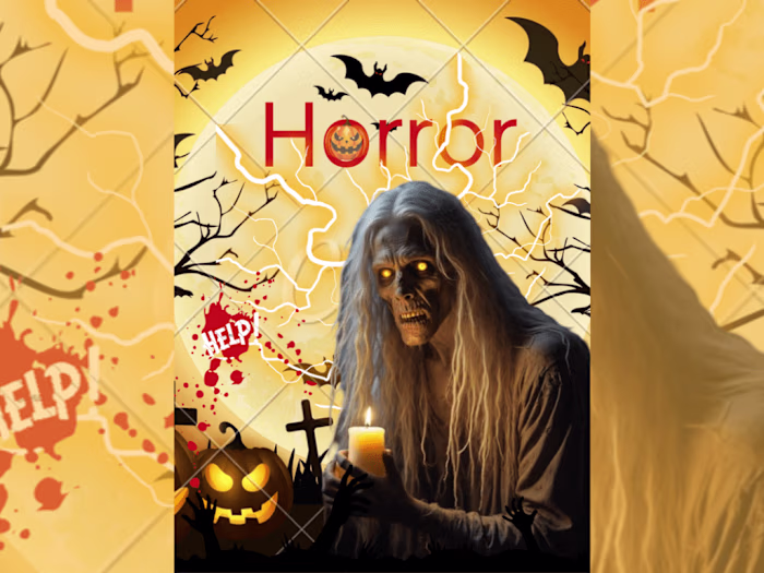 Horror movie poster 