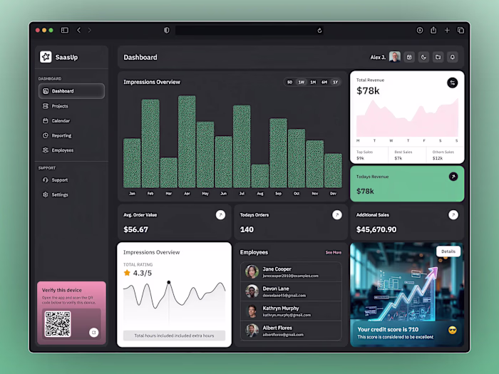 SAAS & UI/UX Design