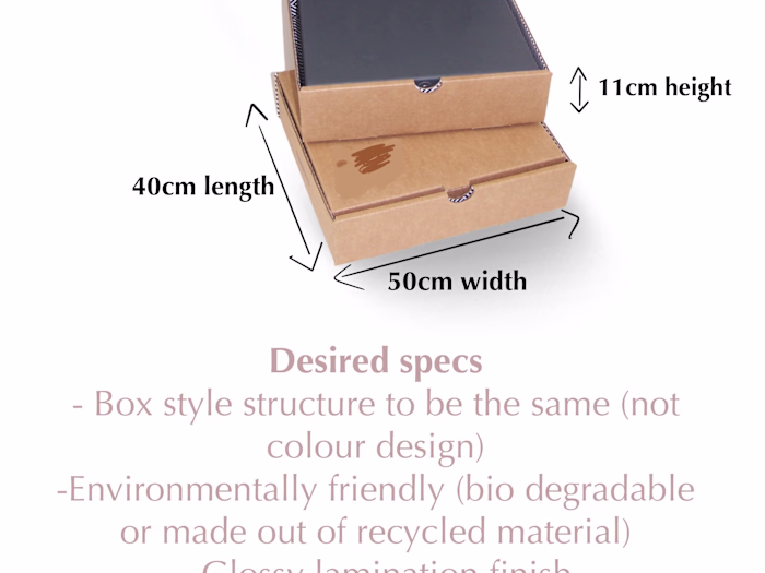 Create Design Spec for Packaging 