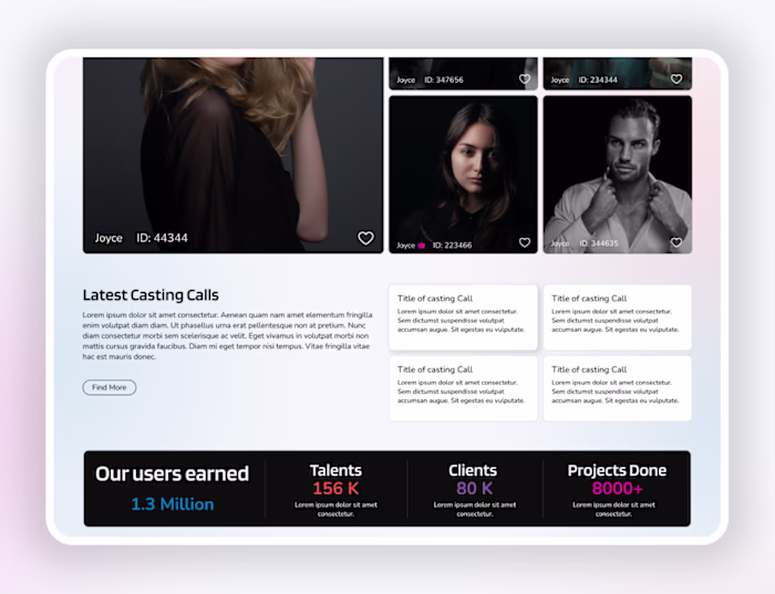 TAM – Talent Management & Casting Platform