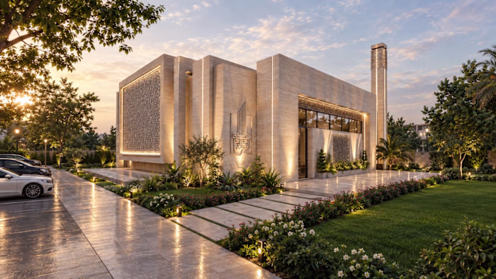 Mosque Interior & Exterior Design