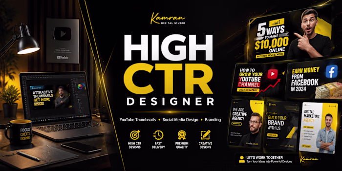 High CTR Designer — LinkedIn Banner Concept