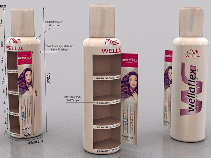 Wella Floor Standing Unit.