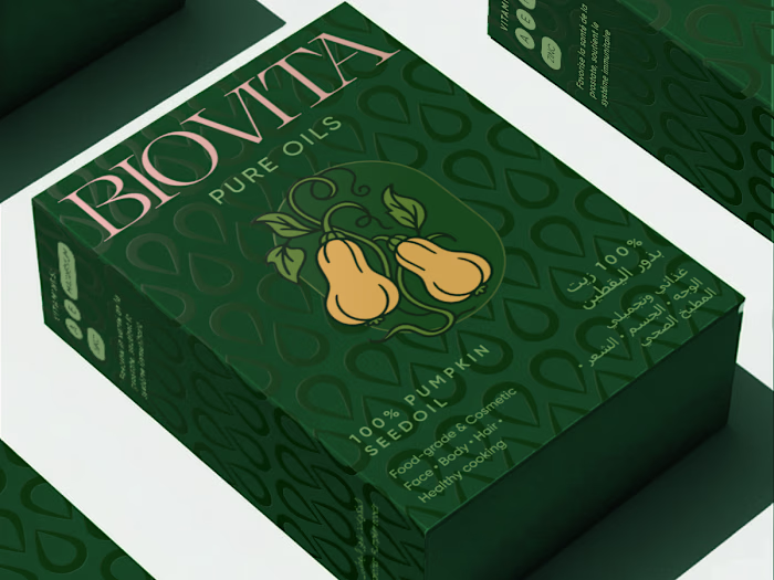 Premium branding and packaging for pure oils brand