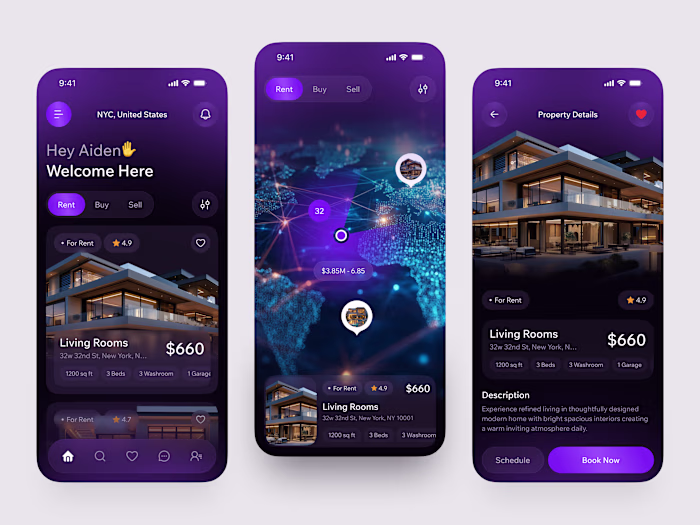 Real Estate Mobile App UI

A