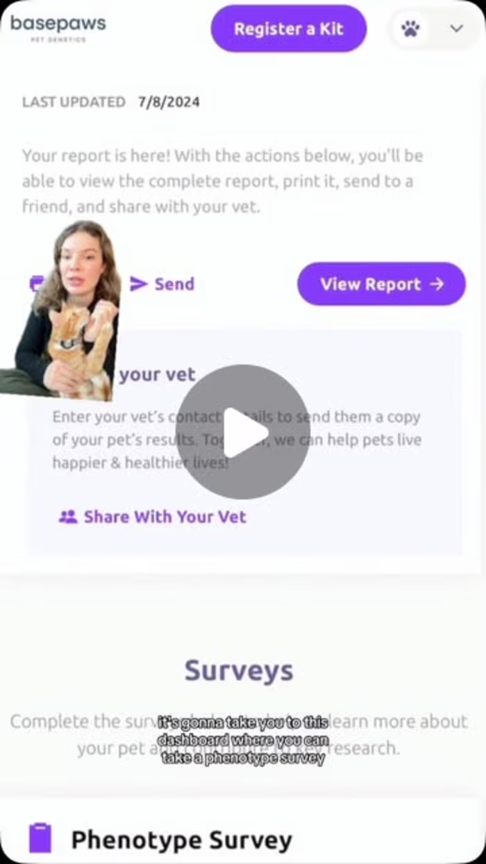Basepaws DNA Test Promotion