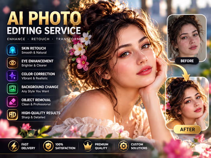 AI Photo Editing & Professional