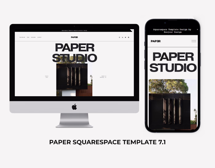 Onepage Web Portfolio for Agency