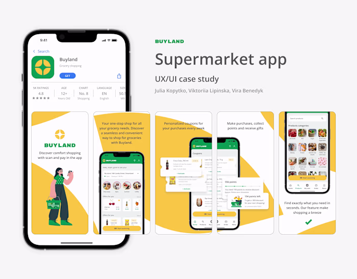 Mobile app for supermarket (iOS/Android) | case study