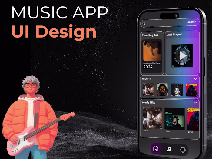 Music App UI Design
