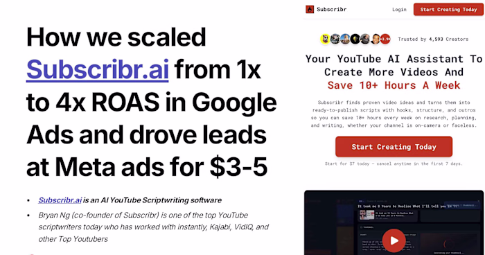 Scaling Advertising Performance for Subscribr.ai