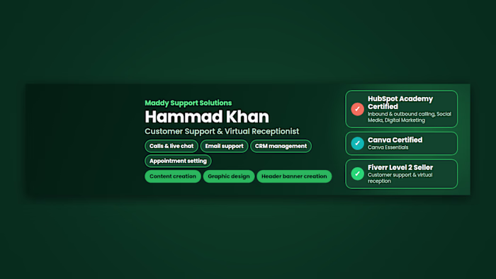 I designed a banner that